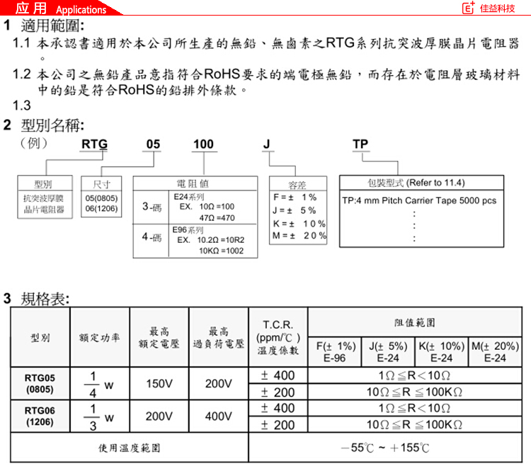 旺詮貼片電阻應(yīng)用