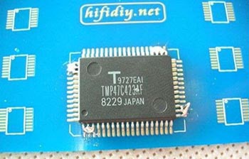 用錫固定好的貼片電子