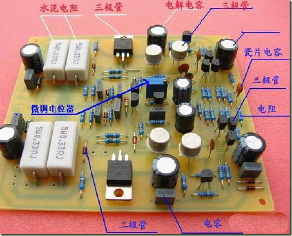 電路板上的電子元件